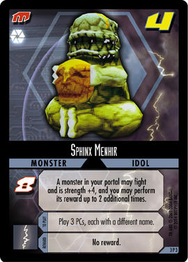 Dot Hack Sphinx Menhir 3P3 Foil Card