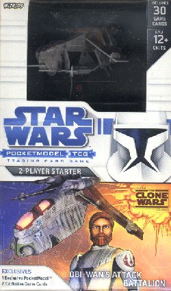 Star Wars PocketModel TCG Clone Wars Obi-Wans Attack Battalion Two-Player Starter Set