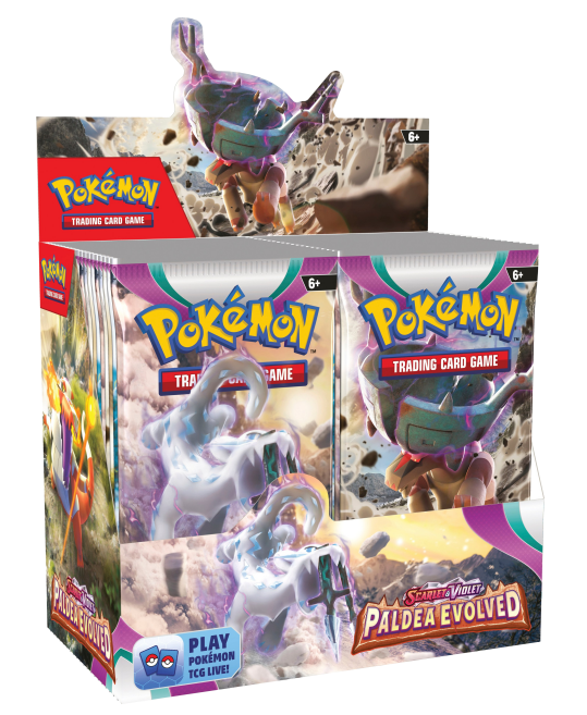 Pokemon Scarlet & Violet: Paldea Evolved Booster Case