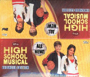 Topps 2008 High School Musical Trading Cards Box