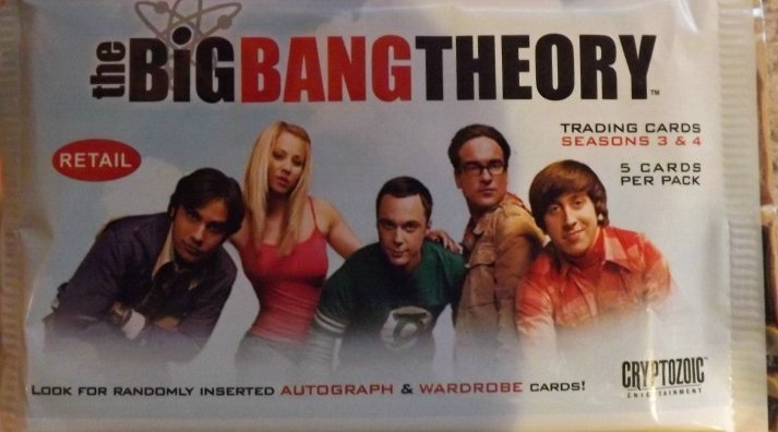 Cryptozoic Big Bang Theory Seasons 3&4 Lot of 24 Packs
