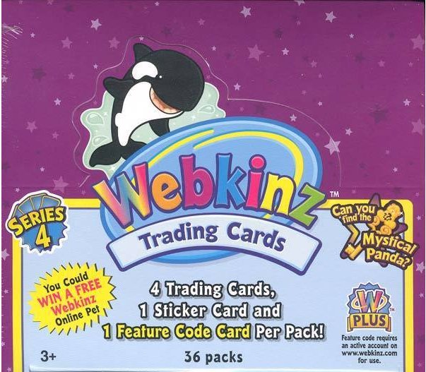 Webkinz Series 4 Trading Cards Box